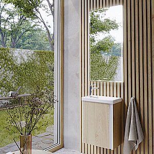 Тумба с раковиной Aqwella Urban 45 URB0145 дуб давос для ванной в интернет-магазине Sanbest