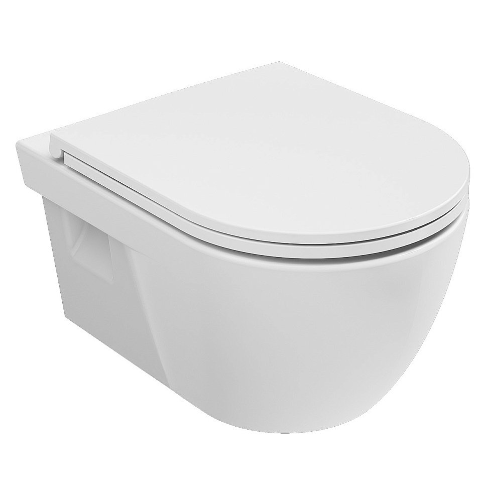 Унитаз подвесной Isvea Soluzione XX 10SY02002SV белый, безободковый купить в интернет-магазине Sanbest