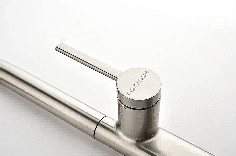 Смеситель для кухни Paulmark Neo Ne214419-BS  брашированная сталь купить в интернет-магазине сантехники Sanbest