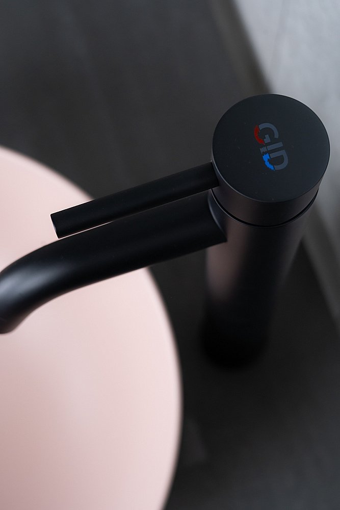 Раковина накладная Gid 9081pkm розовая матовая купить в интернет-магазине Sanbest