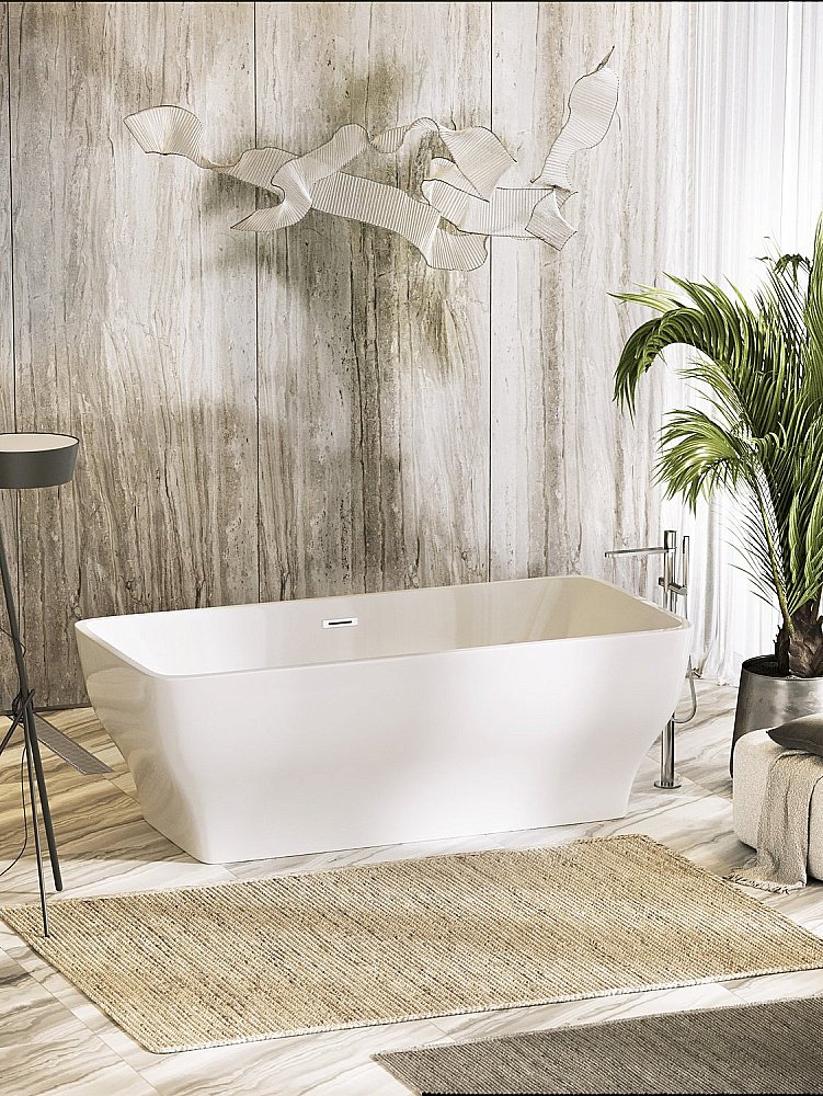 Акриловая ванна Sancos Neo 170х80 FB09 белая купить в интернет-магазине Sanbest