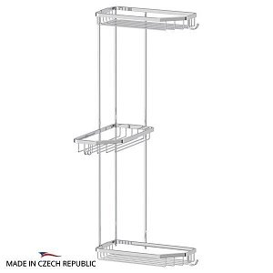 Полочка-решетка Угловая 3-х ярусная FBS Ryna 20 RYN 014 купить в интернет-магазине сантехники Sanbest