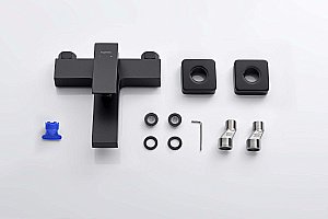 Смеситель для ванны Aquatek Либра AQ1640MB черный матовый купить в интернет-магазине сантехники Sanbest