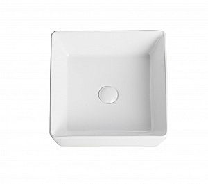 Раковина накладная Orange 39 B02-385w белая купить в интернет-магазине Sanbest