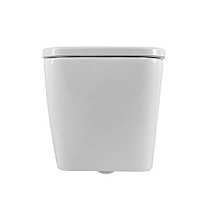 Унитаз Art&Max MAXIMA AM010CHR/AM2032SC белый, с крышкой микролифт, безободковый купить в интернет-магазине Sanbest