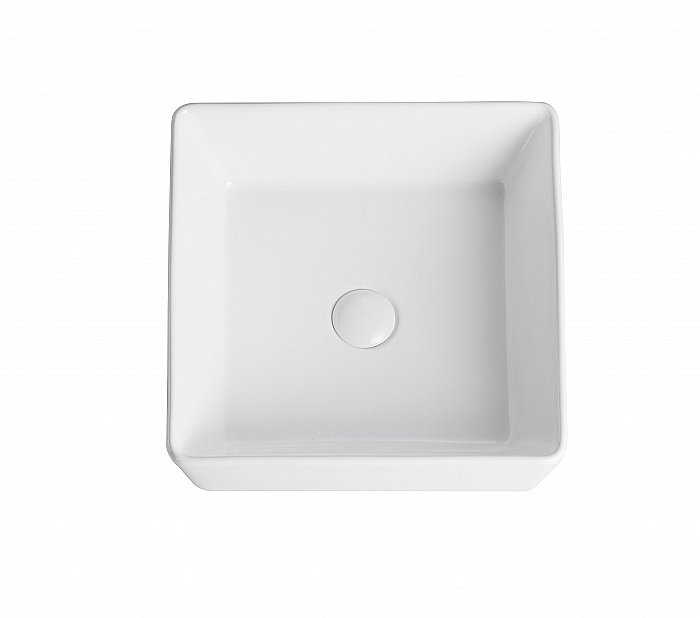 Раковина накладная Orange 39 B02-385w белая купить в интернет-магазине Sanbest