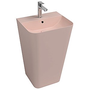 Раковина ISVEA Sott'Aqua 50 10SQ37001SV-2S лососевый матовый купить в интернет-магазине Sanbest