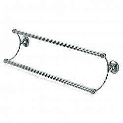Полотенцедержатель двойной Burlington A17 60 см хром купить в интернет-магазине сантехники Sanbest
