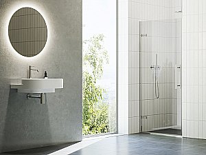 Душевая дверь Ravak COSD1-80 X0VV40A00Z1 профиль хром/прозрачное стекло купить в интернет-магазине Sanbest