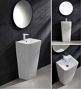 Напольная раковина CeruttiSpa Vito 44 CT7663 белая купить в интернет-магазине Sanbest