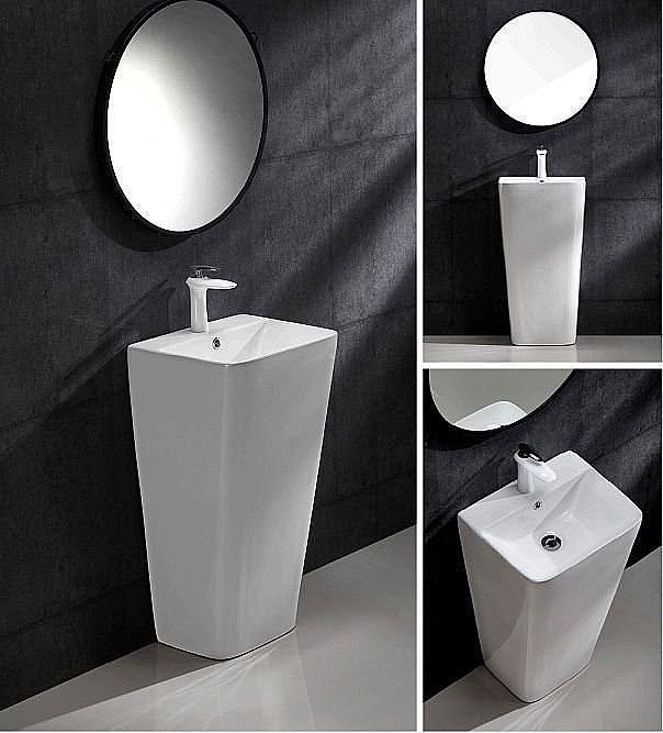 Напольная раковина CeruttiSpa Vito 44 CT7663 белая купить в интернет-магазине Sanbest