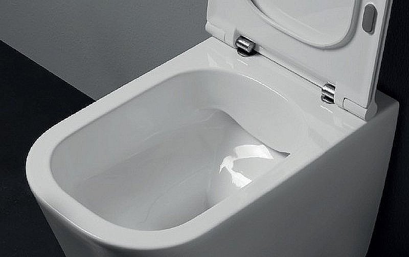 Унитаз подвесной Kerasan Tribeca 5114 Белый матовый, безободковый купить в интернет-магазине Sanbest