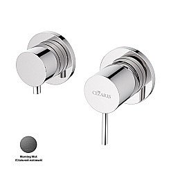 Смеситель для душа Cezares LEAF-VDIM3-L-MM Стальной матовый купить в интернет-магазине сантехники Sanbest