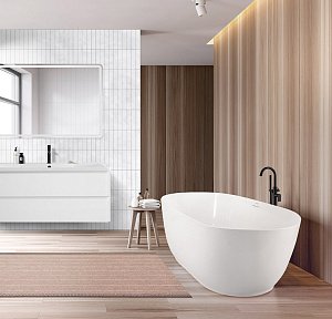 Акриловая ванна BelBagno BB413 170х80 белая купить в интернет-магазине Sanbest