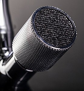 Смеситель для раковины Boheme Royal Cristal 271-Royal/CRST black хром/Preciosa купить в интернет-магазине сантехники Sanbest