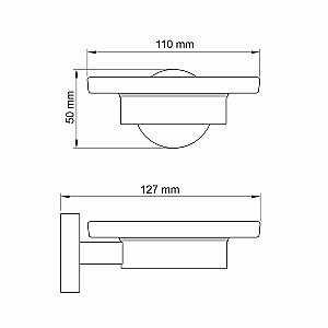 Мыльница WasserKRAFT Asphe K-77729 розовое золото купить в интернет-магазине сантехники Sanbest