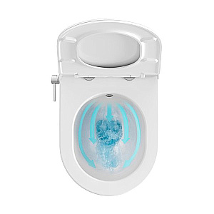 Унитаз-биде Ravak Uni Chrome X01912 белый, с крышкой микролифт купить в интернет-магазине Sanbest