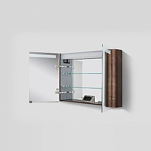 Зеркальный шкаф AM.PM Sensation 100 орех купить в интернет-магазине сантехники Sanbest