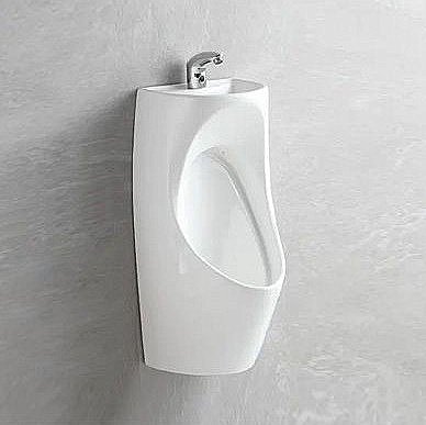 Писсуар подвесной с раковиной CeramaLux N X573P белый глянец купить в интернет-магазине Sanbest