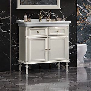 Тумба с раковиной Опадирис КАНТАРА 00-00007479 85 слоновая кость для ванной в интернет-магазине Sanbest