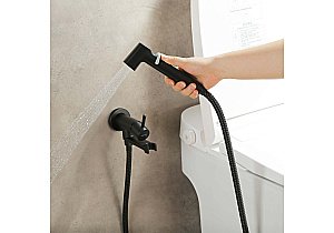 Гигиенический душ Aquatek Ника AQ1819MB черный матовый купить в интернет-магазине сантехники Sanbest