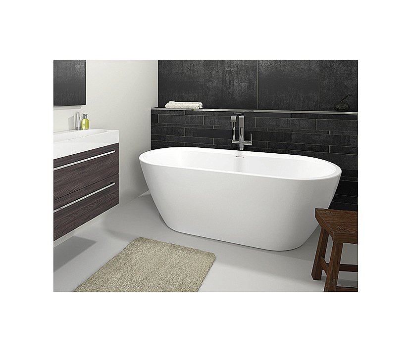 Акриловая ванна Riho Inspire 160x75 B091001005 белая купить в интернет-магазине Sanbest