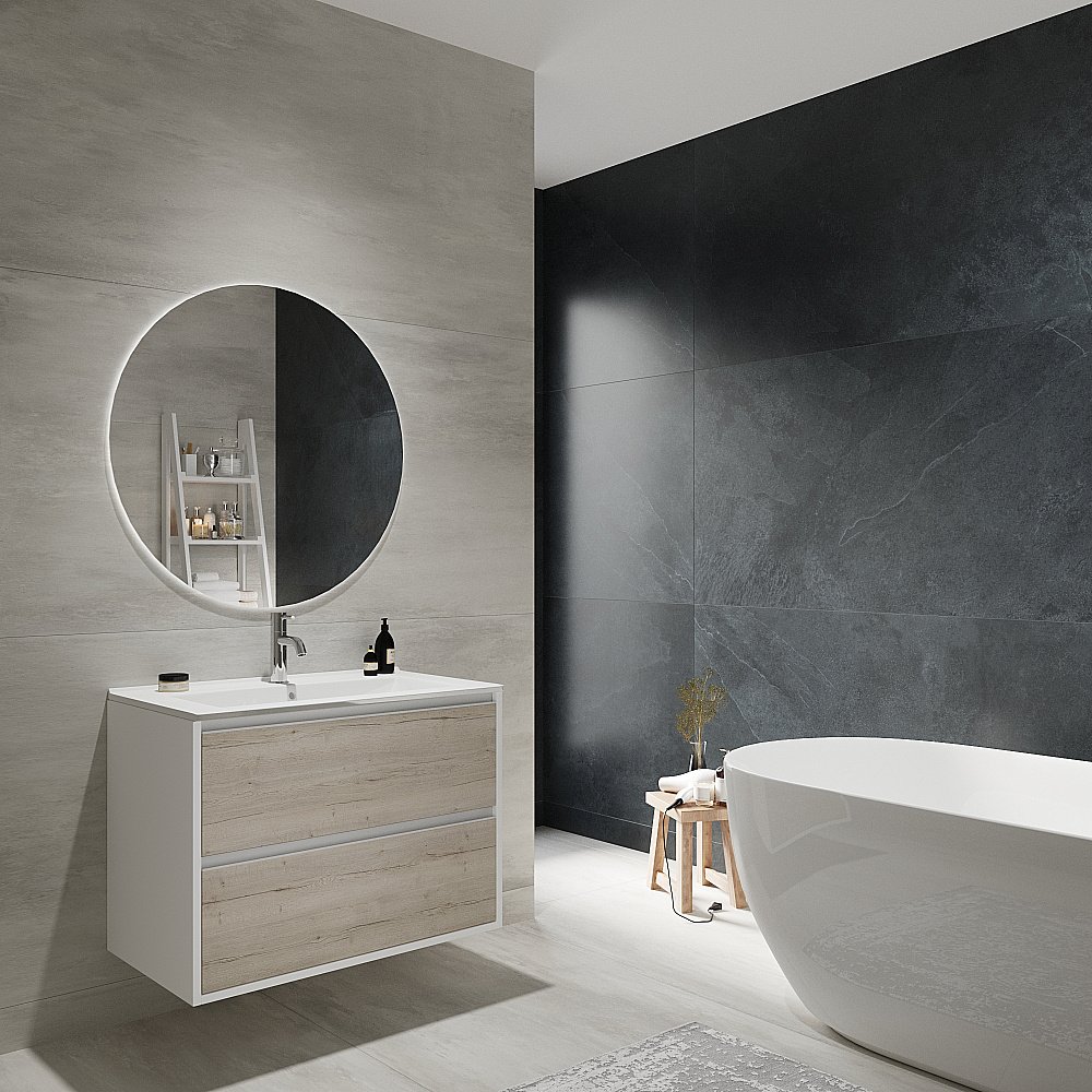 Раковина Oliveeka Built-in 71 NS2001-70 белая купить в интернет-магазине Sanbest