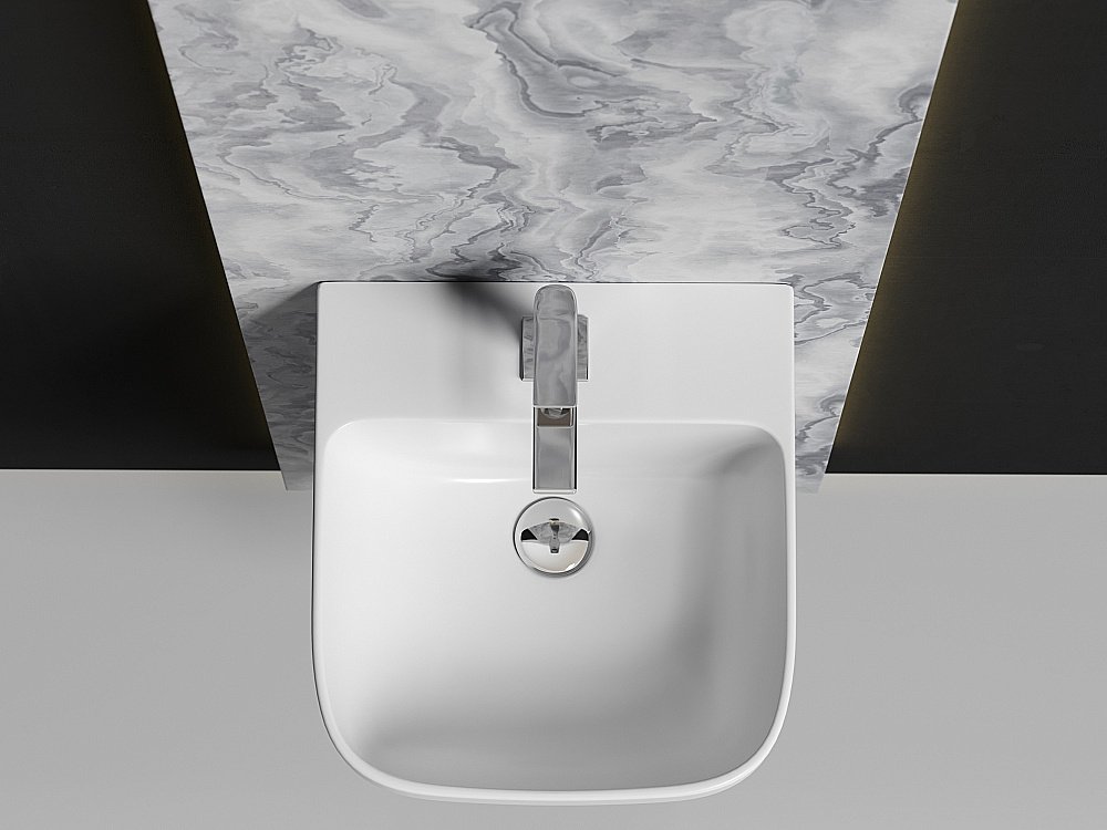 Раковина Ceramica Nova Dion 36 CN6067 белая купить в интернет-магазине Sanbest