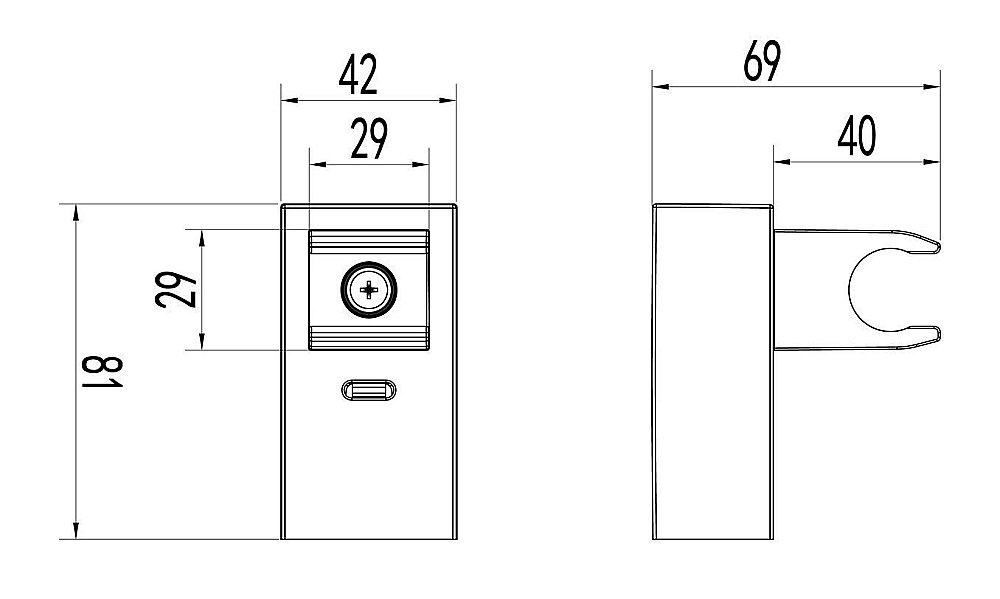 Держатель ручного душа Lemark LM8079C купить в интернет-магазине сантехники Sanbest
