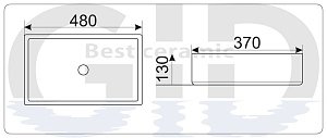 Раковина GID 9103 купить в интернет-магазине Sanbest