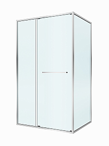 Душевой уголок CEZARES LUX-AH-FS-11-120/90-C-CR 120х90 профиль хром/стекло прозрачное купить в интернет-магазине Sanbest