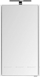 Зеркальный шкаф Aquanet Августа 50 белый купить в интернет-магазине сантехники Sanbest