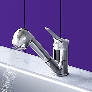 Смеситель для кухни Dorff Ultra D5000000 хром купить в интернет-магазине сантехники Sanbest