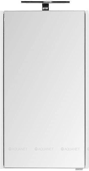 Зеркальный шкаф Aquanet Августа 50 белый купить в интернет-магазине сантехники Sanbest