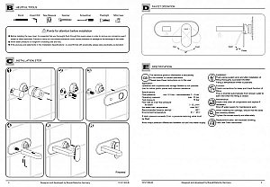 Смеситель для душа Bravat GINA P69182C-ENG купить в интернет-магазине сантехники Sanbest