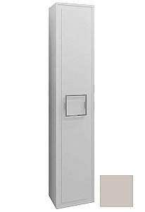 Пенал La Fenice Cubo 30 бежевый матовый/ручка хром для ванной в интернет-магазине сантехники Sanbest