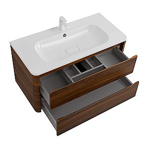 Тумба с раковиной Cezares RELAX 80 дуб карамельный для ванной в интернет-магазине Sanbest