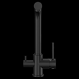 Смеситель для кухни Elghansa Kitchen Pure Water 56A5216-Black черный купить в интернет-магазине сантехники Sanbest