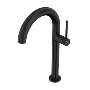 Смеситель для раковины Elghansa RADIANT XQ 16H3781-Black черный матовый купить в интернет-магазине сантехники Sanbest