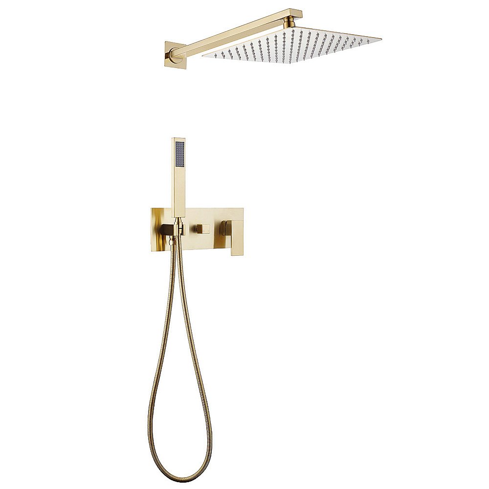 Душевая система ABBER Daheim AF8218G золото матовое купить в интернет-магазине сантехники Sanbest