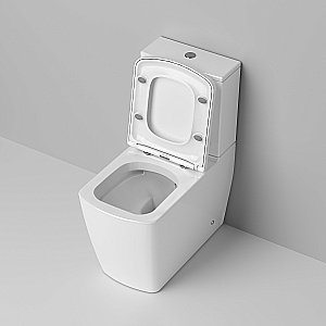 Унитаз Ambassador Kingston 147K19001RS безободковый, с бачком, с крышкой микролифт, белый купить в интернет-магазине Sanbest