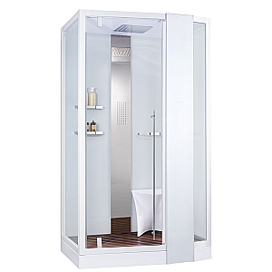 Душевая кабина с гидромассажем Orans Diamond 120х90 SR-89105RS White купить в интернет-магазине Sanbest