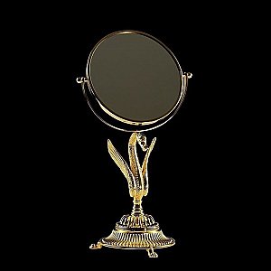 Зеркало косметическое Migliore LUXOR 26129 золото купить в интернет-магазине сантехники Sanbest