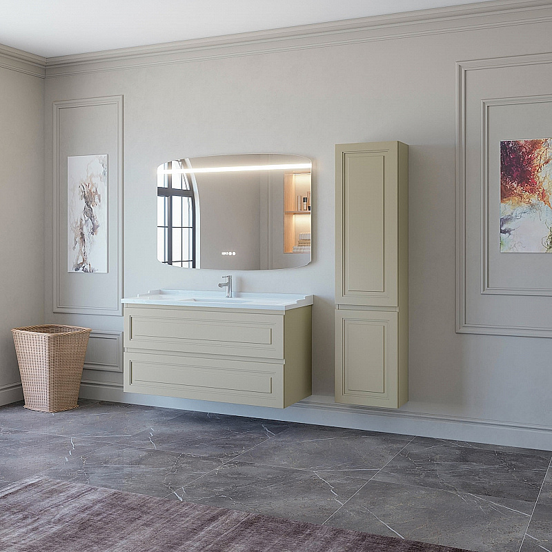 Пенал Caprigo Wales 36050 40 цвет на выбор для ванной в интернет-магазине сантехники Sanbest