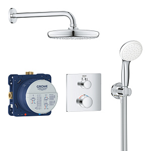 Душевая система Grohe Grohtherm 34729000 хром купить в интернет-магазине сантехники Sanbest