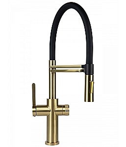 Смеситель для кухни  Agger Elegant A3252599 золото матовое купить в интернет-магазине сантехники Sanbest