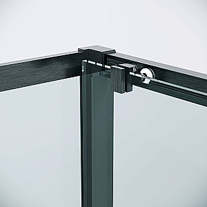 Душевой уголок Grossman Cosmo 140х100 120.K33.02.1410.42.00 стекло прозрачное/профиль графит сатин купить в интернет-магазине Sanbest