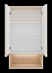 Шкаф подвесной Misty Enfida 60 ENF-08060-031 Бежевый / Дуб Сонома светлый для ванной в интернет-магазине сантехники Sanbest