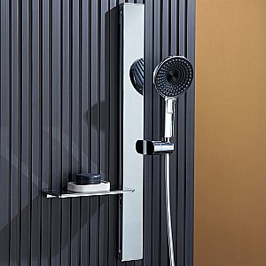 Душевая система Black&White Gravity GH9025NC хром глянцевый купить в интернет-магазине сантехники Sanbest