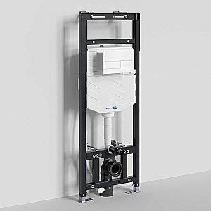 Инсталляция для унитаза WasserKraft Alme 15TLT.010.ME.WH04 с белой кнопкой купить в интернет-магазине сантехники Sanbest